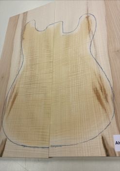 Preview: Top Ahorn, europ. leicht geriegelt, 2-tlg. Einzelstück #069